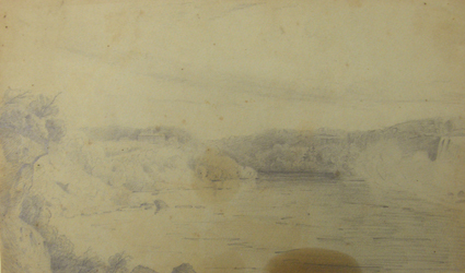 Studie van een landchap