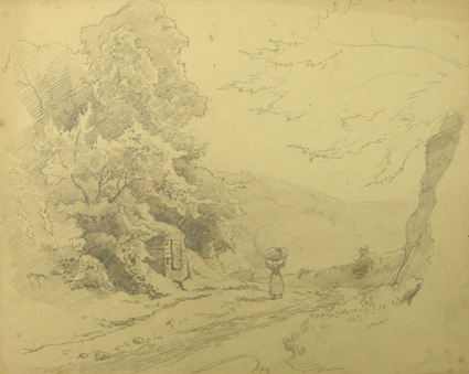 Studie van een landchap