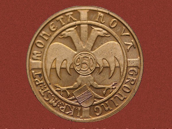 Gedenkmunt Groningen 1040, Kromstaart