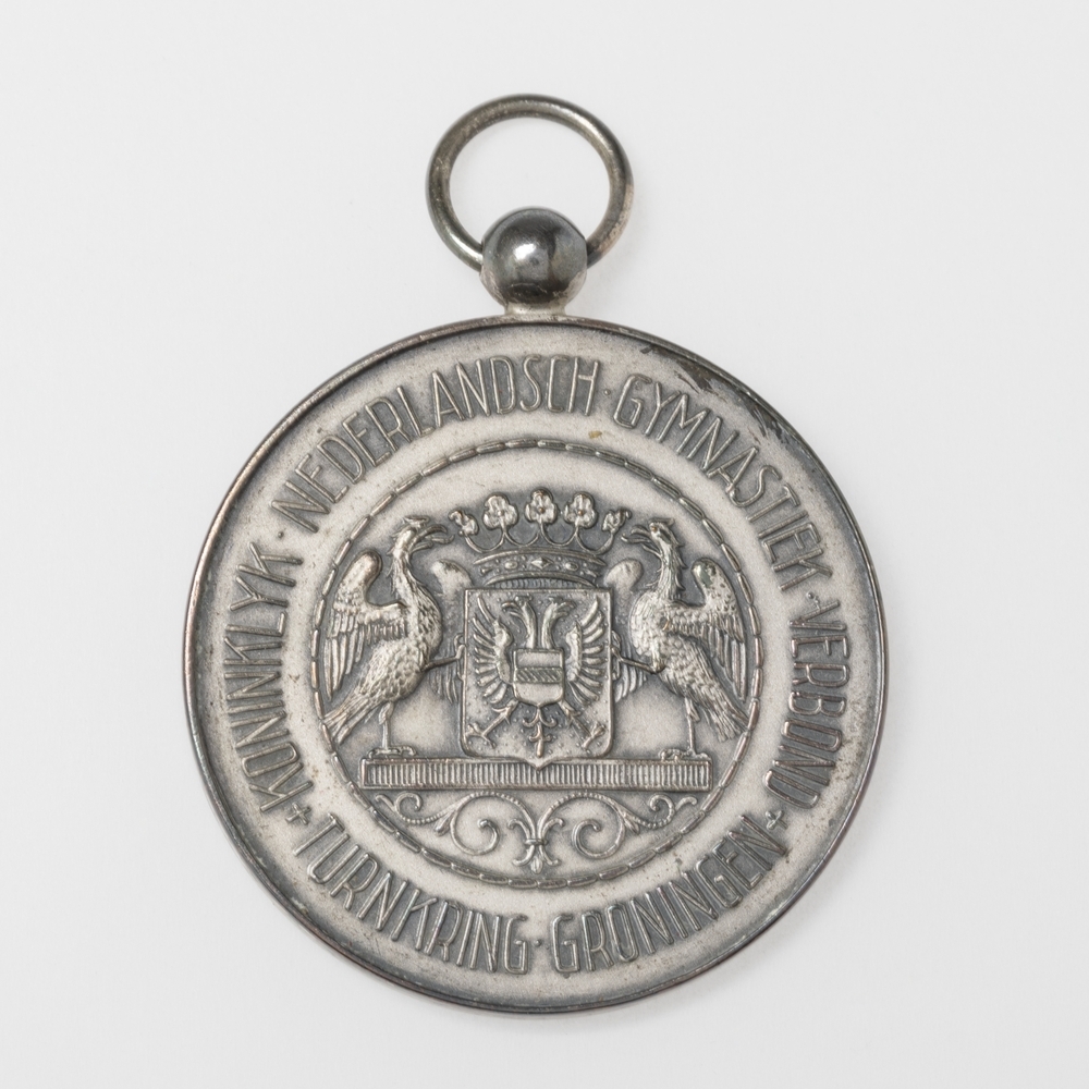 Prijsmedaille Koninklyk Nederlandsch Gymnastiek Verbond. Turnkring Groningen