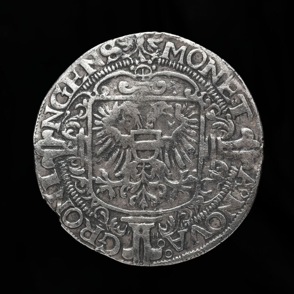 Flabbe of Dubbele Jager (=4 Stuiver) 1599, stad Groningen