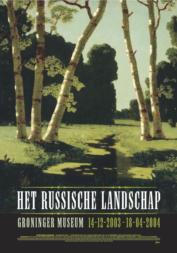 Tentoonstelling in Groninger Museum 14-12-2003 t/m 18-4-2004: Het Russische landschap