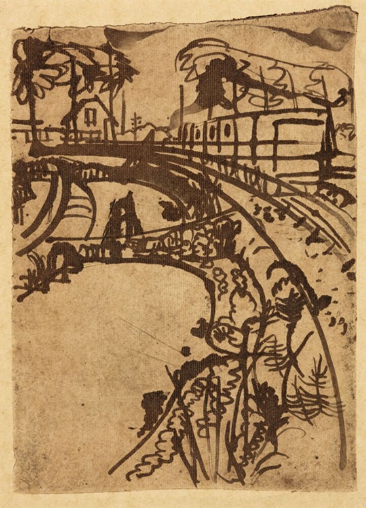 Spoorbaan bij Kostverloren