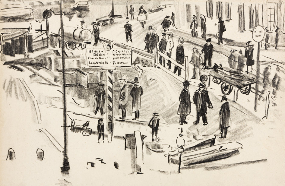 Werkzaamheden na de sloop van de toenmalige Kroodersbrug