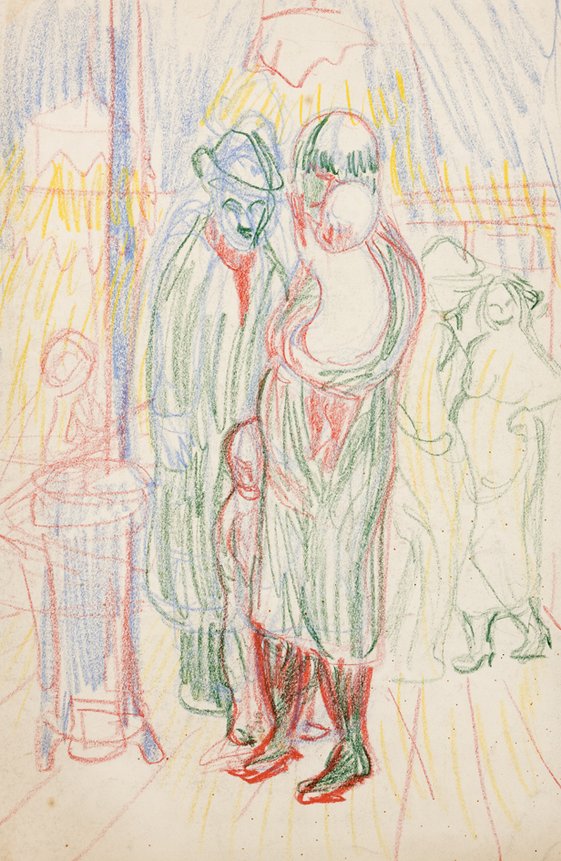 Typen (voorstudie voor Café-scène)