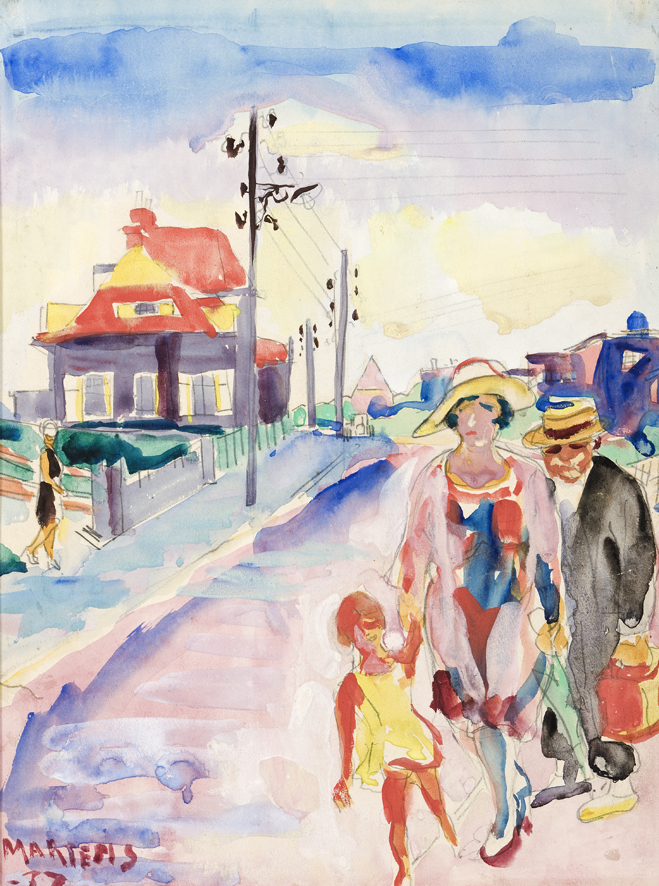 Terug van het strand, Zandvoort