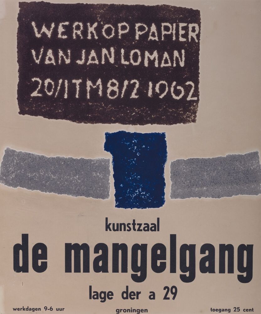 Jan Loman, Kunstzaal de Mangelgang, 1962
