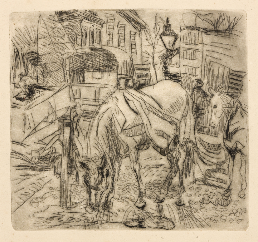 De hoefsmederij op het Gedempte Kattendiep