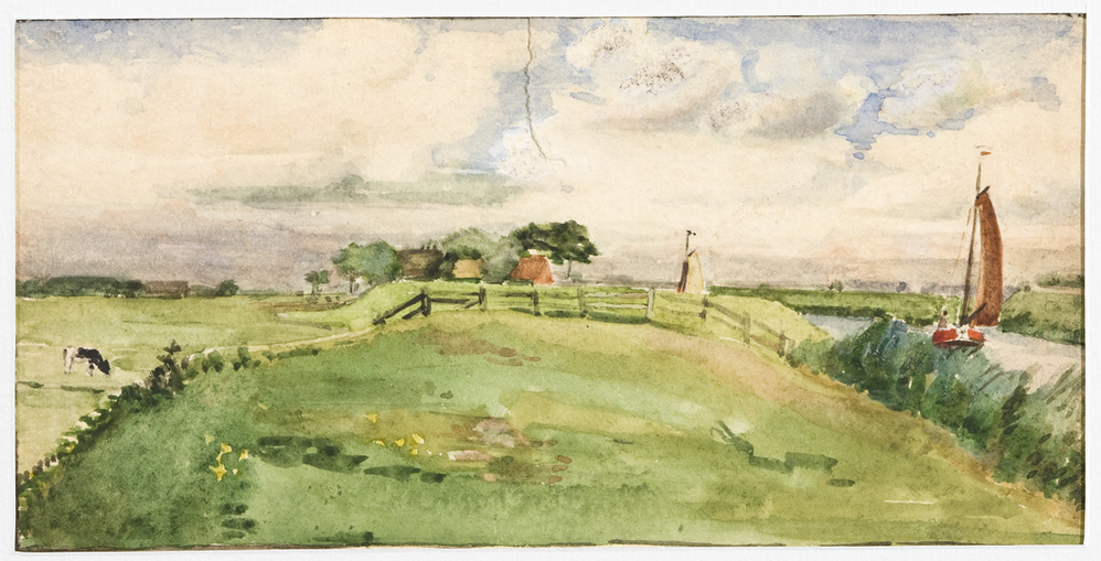 Landschap (Hoornsedijk?)