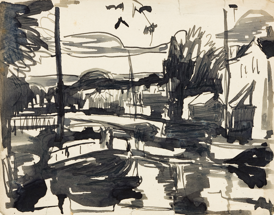 Schuitendiep gezien naar Steentilbrug