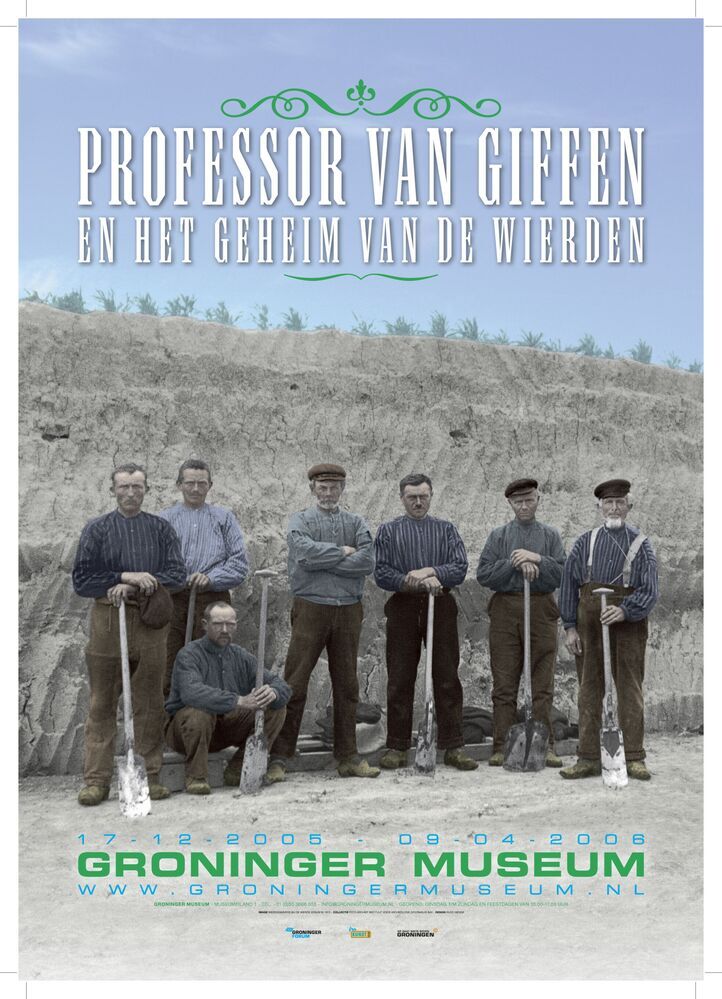 Tentoonstelling in Groninger Museum (Groninger Forum) 2005-12-17 t/m 2006-04-09 : Professor Van Giffen en het geheim van de wierden