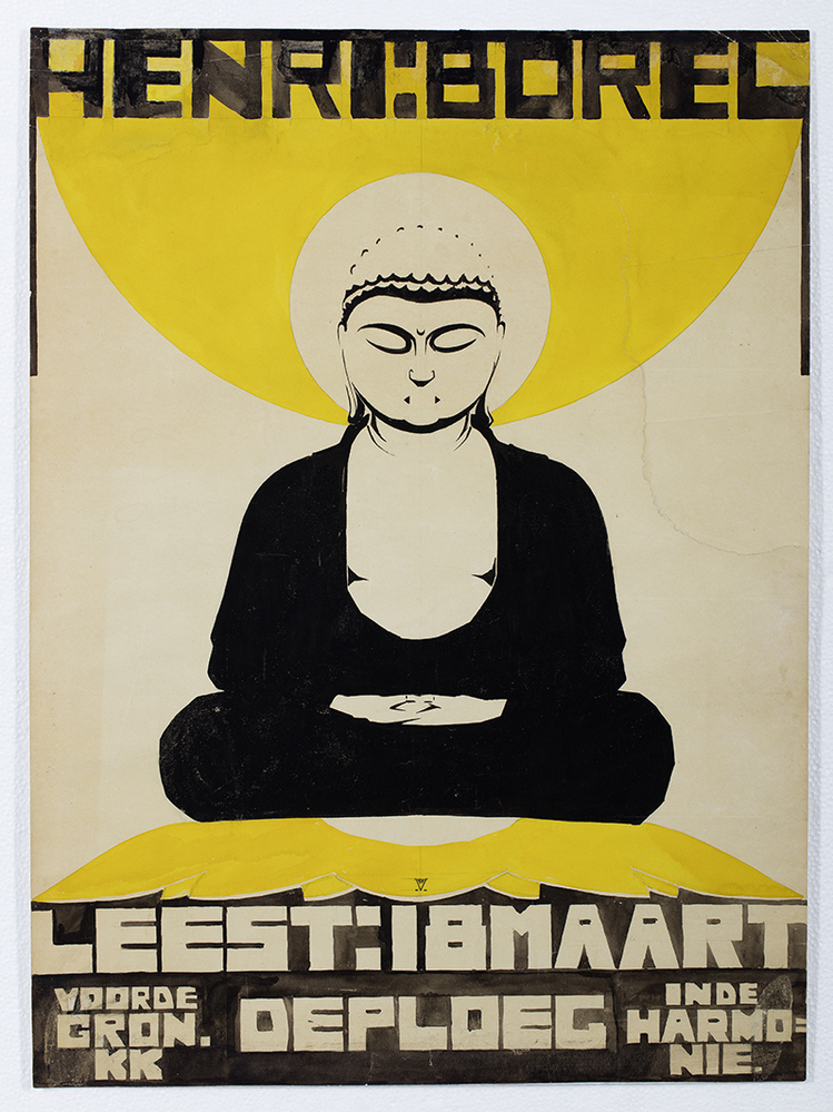 Henri Borel leest: 18 maart 1921 voor de Groninger kunstkring De Ploeg in de Harmonie