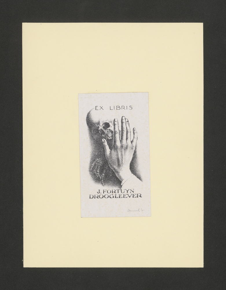 Ex-libris J. Fortuyn Droogleever
