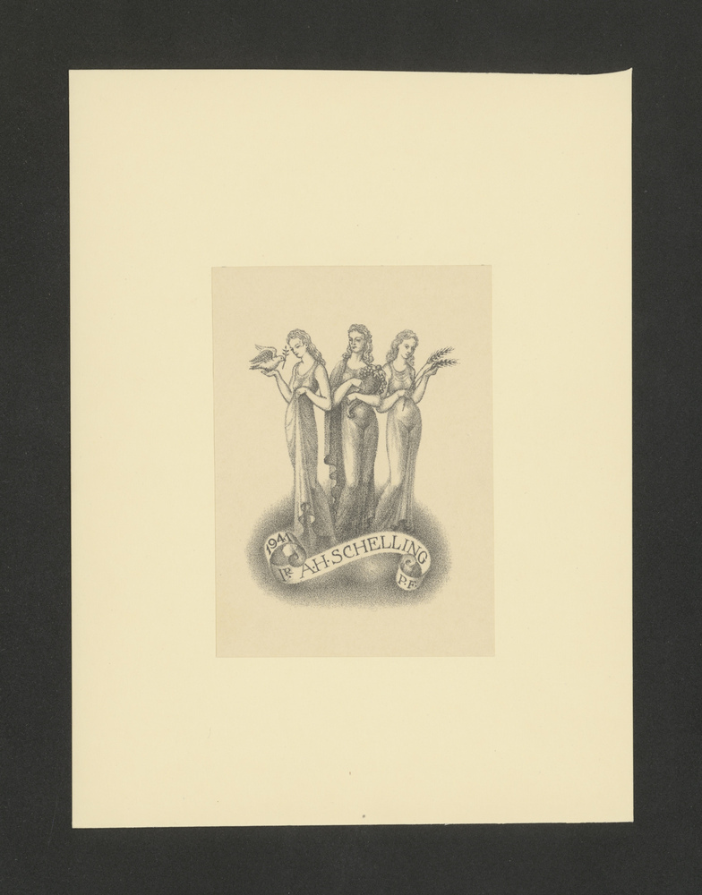 Nieuwjaarswens 1941, Ir A.H. Schelling