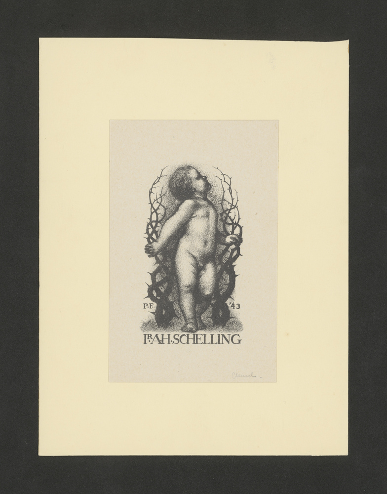 Nieuwjaarswens 1943, Ir A.H. Schelling