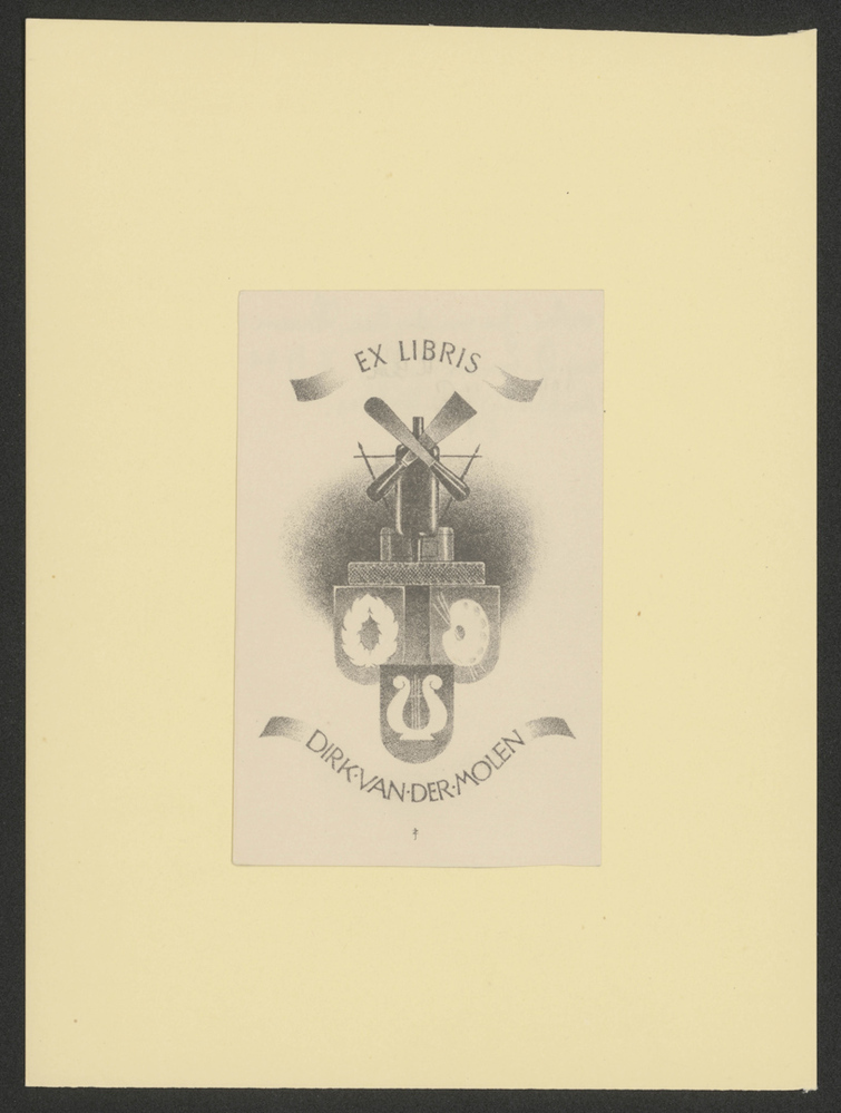 Ex-libris Dirk van der Molen