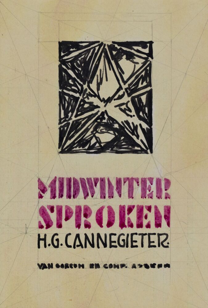 Ontwerp voor omslag Midwintersproken