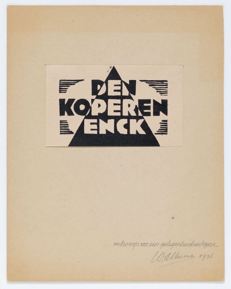 Ontwerp voor vignet Den Koperen Enck