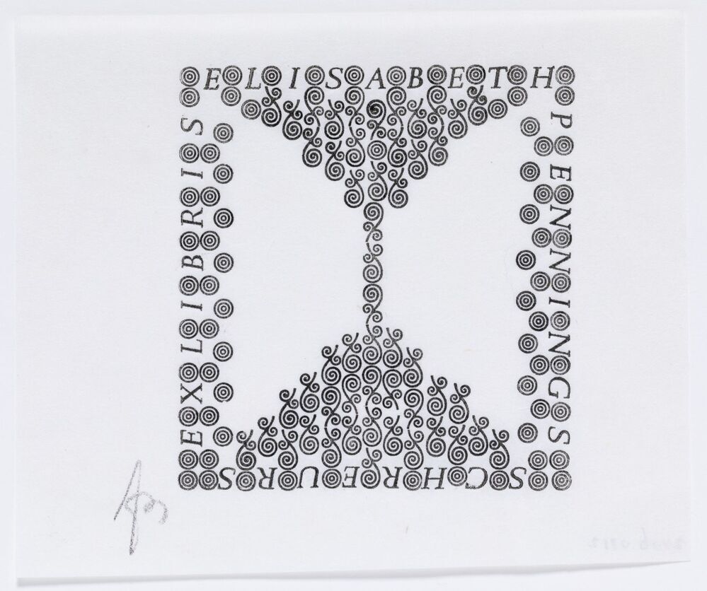 Ex-libris Elisabeth Pennings-Schreurs