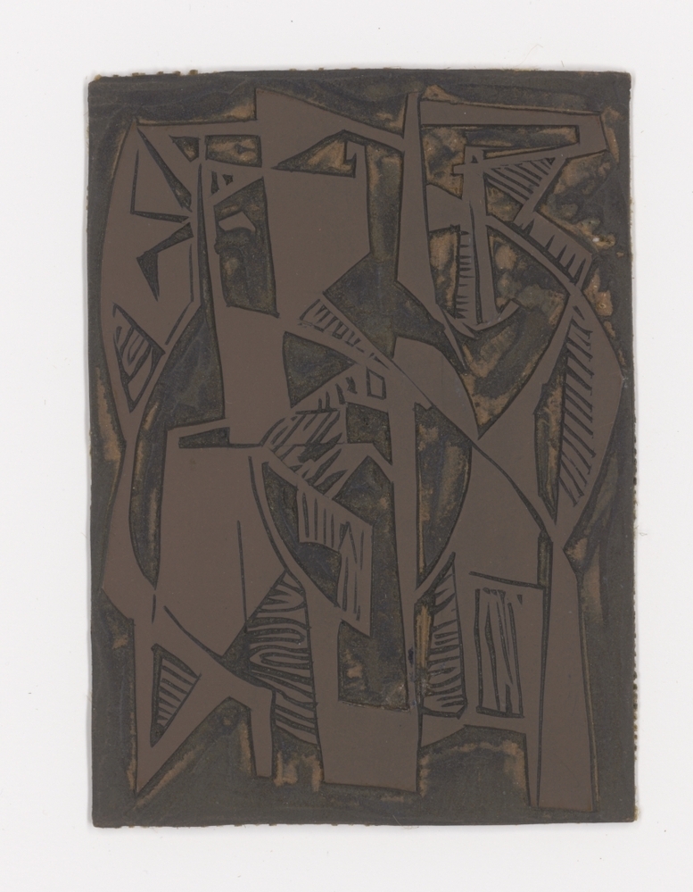 Zonder titel (linoleumblok)