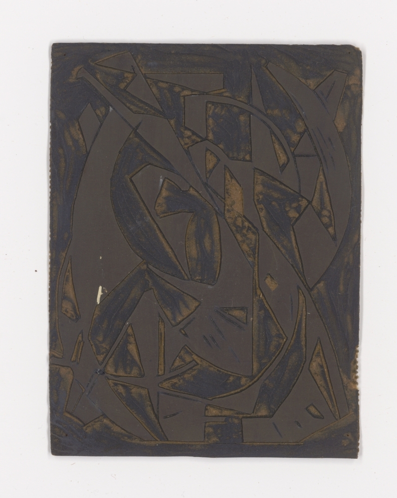 Zonder titel (linoleumblok)