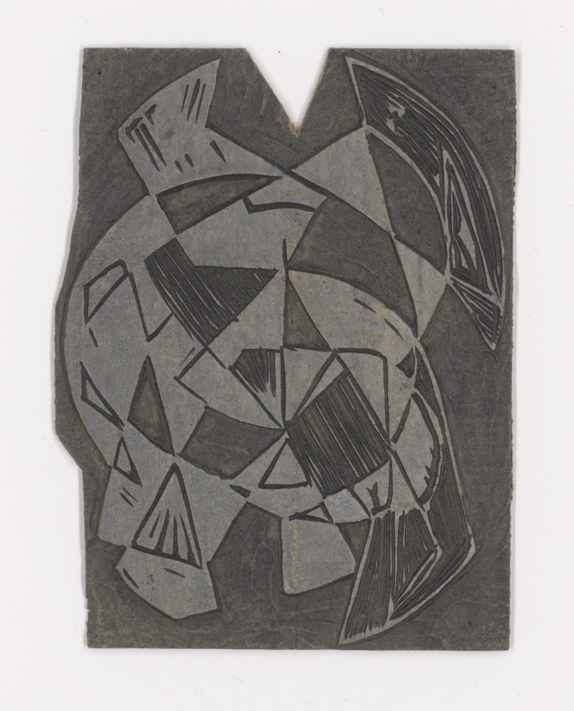 Zonder titel (linoleumblok)