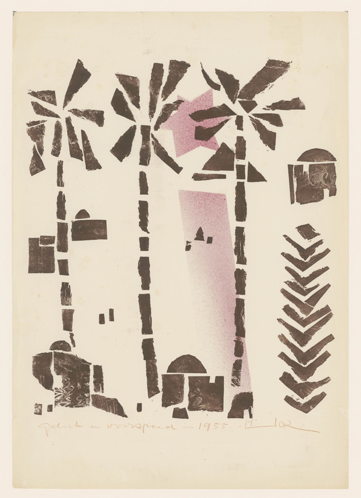 Nieuwjaarswens: Geluk en voorspoed in 1955