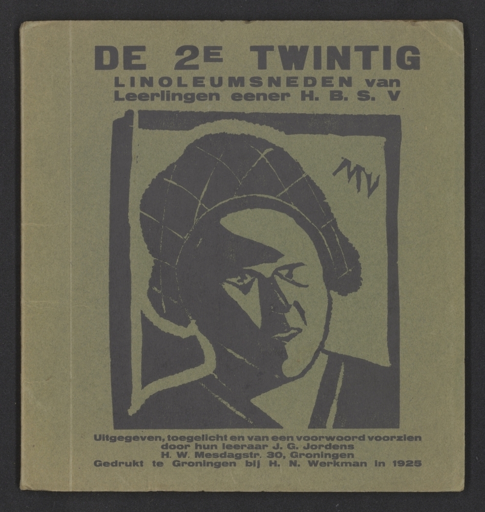 De 2e Twintig linoleumsneden van leerlingen eener H.B.S. V. (G-75)