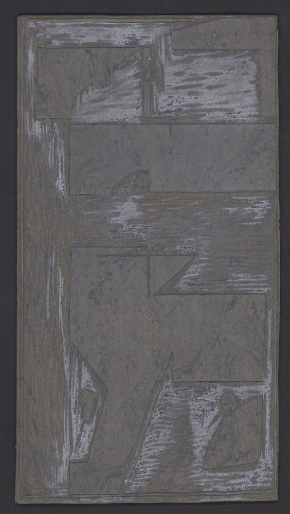 Linoleumblok Grijs (groot)