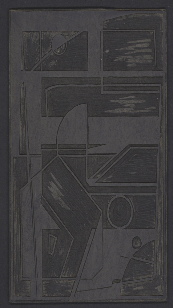 Linoleumblok Zwart (groot)