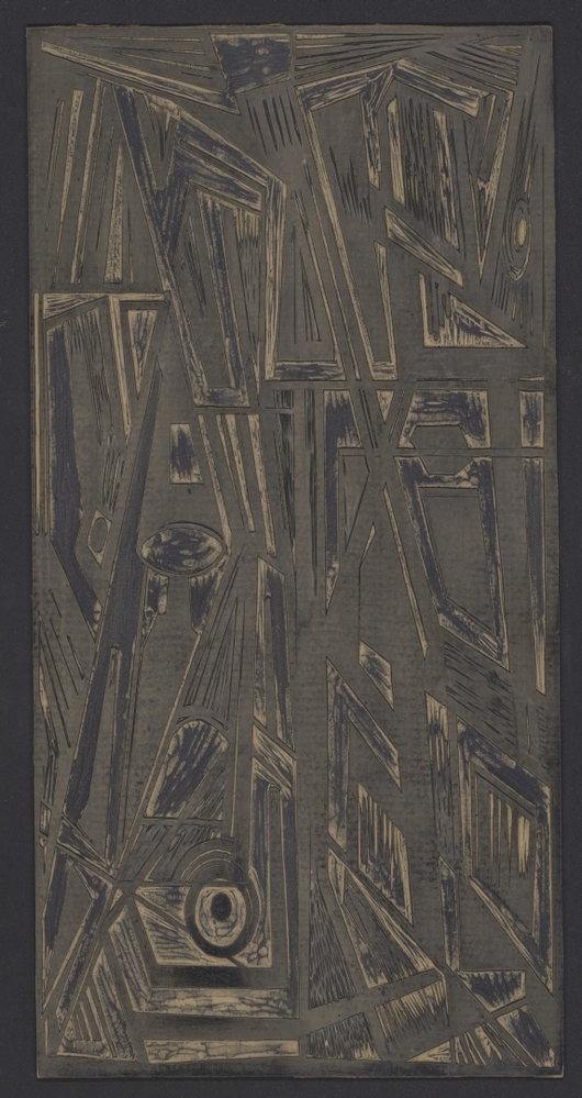 zonder titel (linoleumblok)