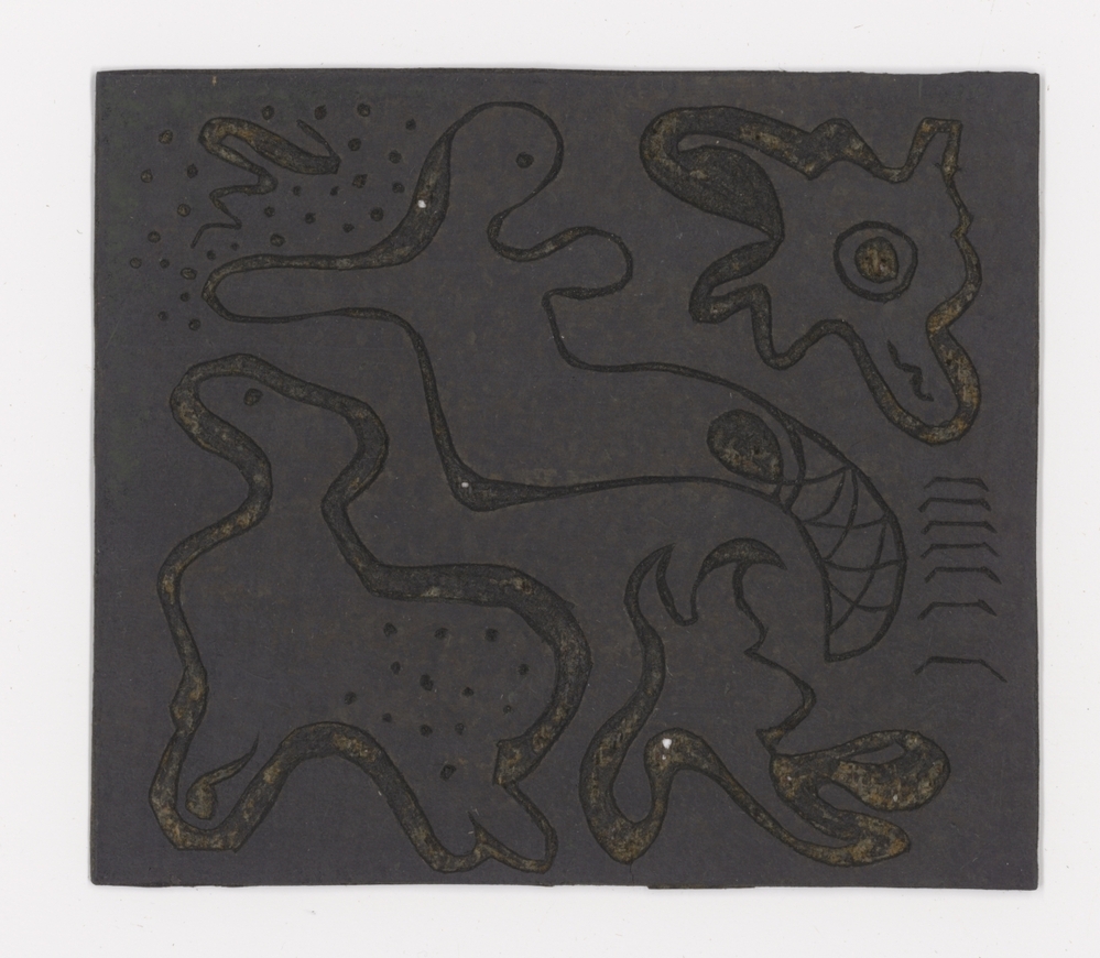 Diepzeedroom E (linoleumblok)