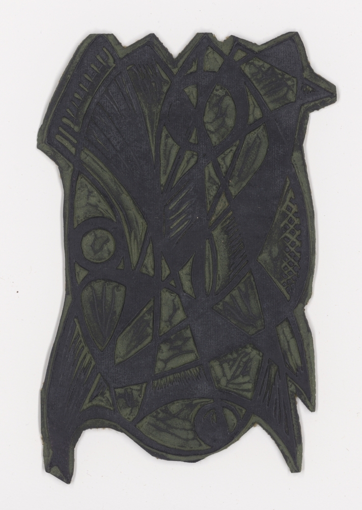 Linoleumblok (Abstracte voorstelling)