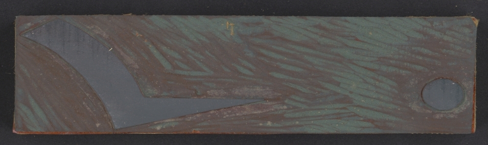 Vorm en cirkel (linoleumblok)