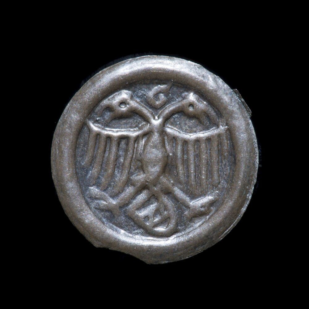 Penning, bracteaat, holmuntje of heller, z.j. (na 1528-1563), stad Groningen