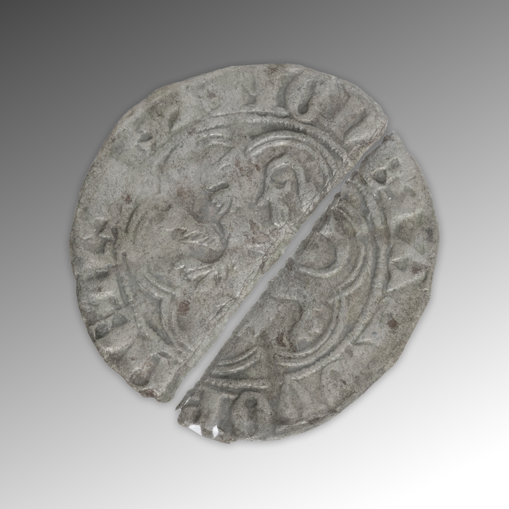 Coevordse halve groot met leeuw, Reinoud II (1315/1324-1370)