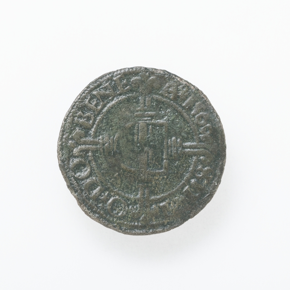 Dubbele plak (=1/3 stuiver Gronings) 1560, stad Groningen