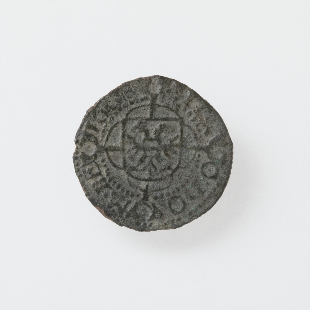 Plak (= 1/8 stuiver Brabants) 1601, stad Groningen