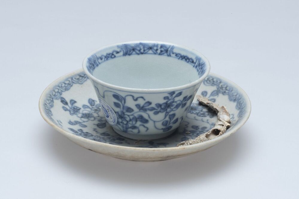 Kop en schotel (uit collectie Ca Mau Chinees export-porselein)