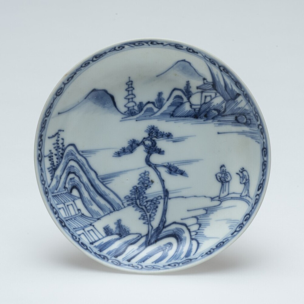 Twee schoteltjes (uit collectie Ca Mau Chinees export-porselein)