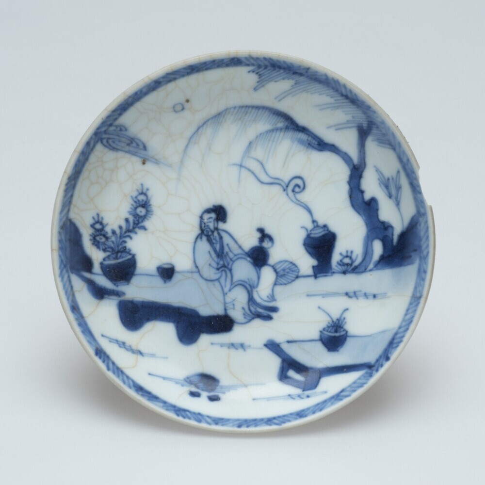 Twee schoteltjes (uit collectie Ca Mau Chinees export-porselein)