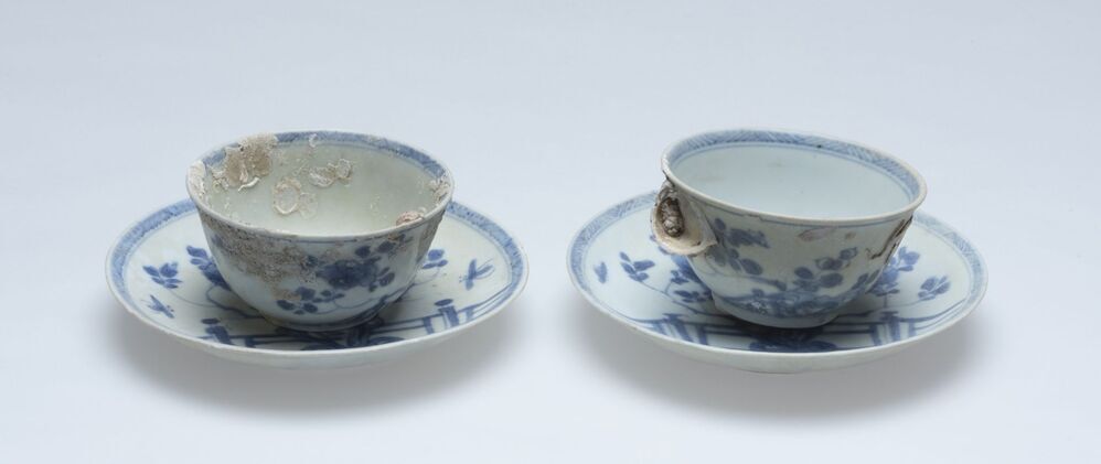 Kop en schotel (uit collectie Ca Mau Chinees export-porselein)