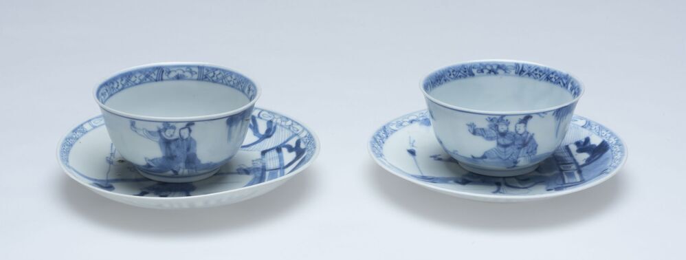 Kop en schotel (uit collectie Ca Mau Chinees export-porselein)