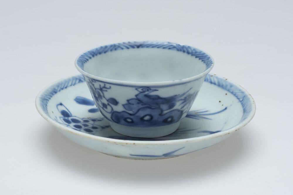 Kop en schotel (uit collectie Ca Mau Chinees export-porselein)