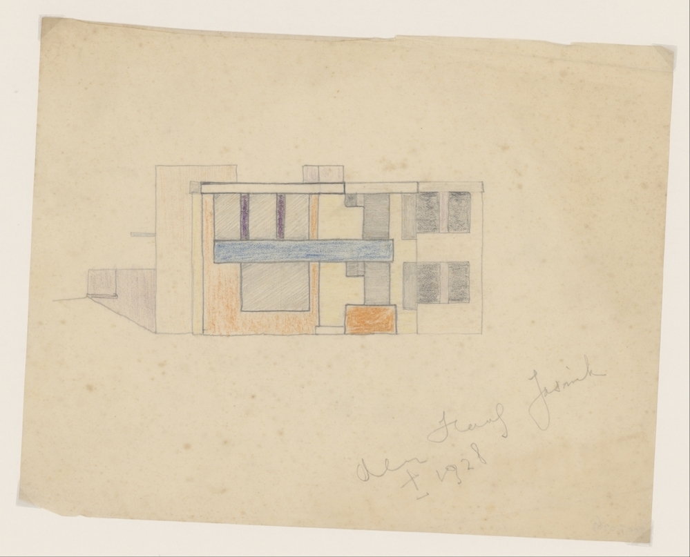 Tekening appartementencomplex Den Haag Josink