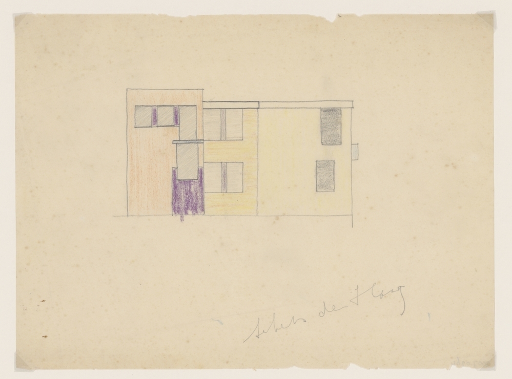 Tekening appartementencomplex Den Haag
