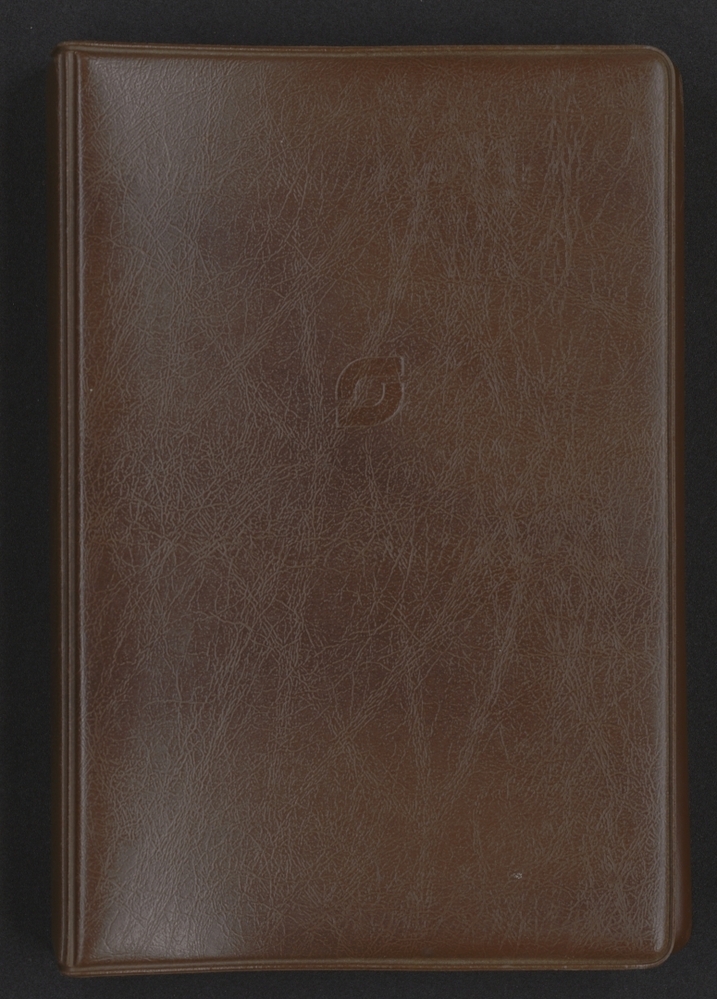 Notitieboekje met aantekeningen, schetsen en tekeningen