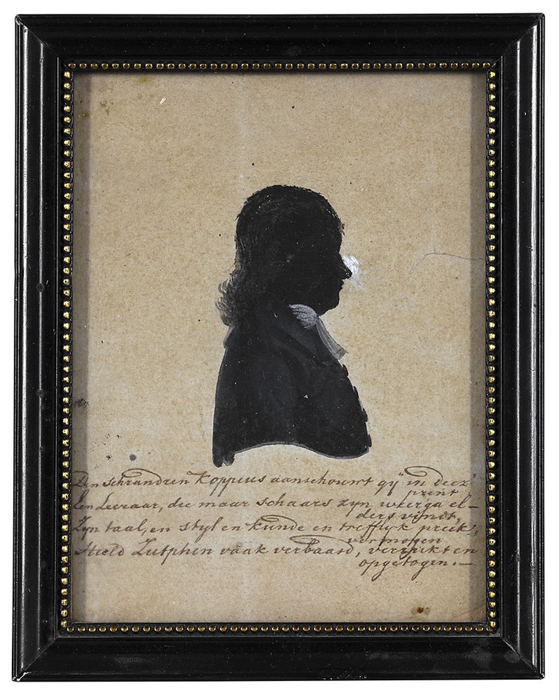 Silhouetportret Wibrandus Johannes Koppius