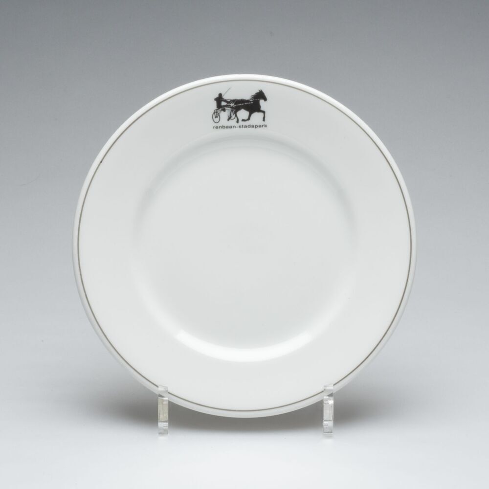 Ontbijtbord "Renbaan Stadspark"