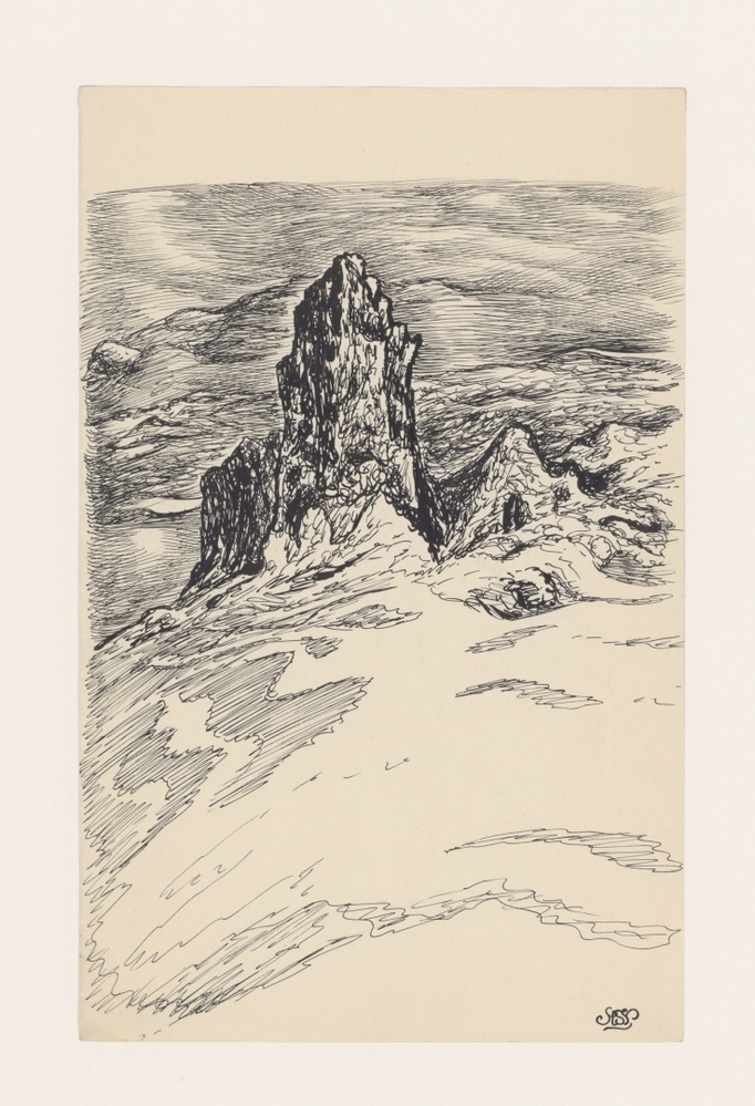 Landschap met rotsen